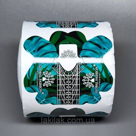 Формы для наращивания ногтей Global Fashion (тропик) 10шт form_tropic_300 фото