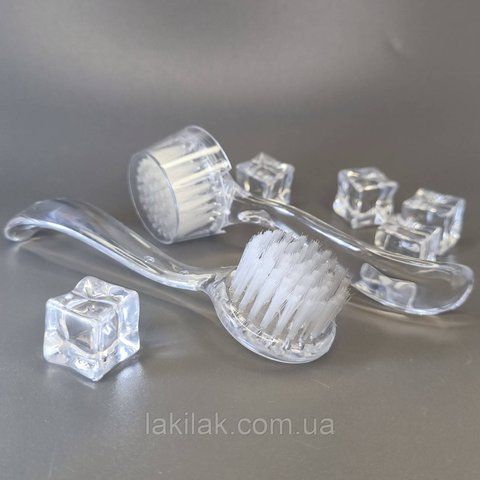 Щетка от пыли с ручкой и колпачком (прозрачная) brush_ry4ka_clear фото