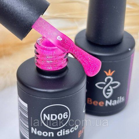 Світловідбивний гель-лак Bee Nails Neon Disco №06 8мл bee_nails_ND_06 фото