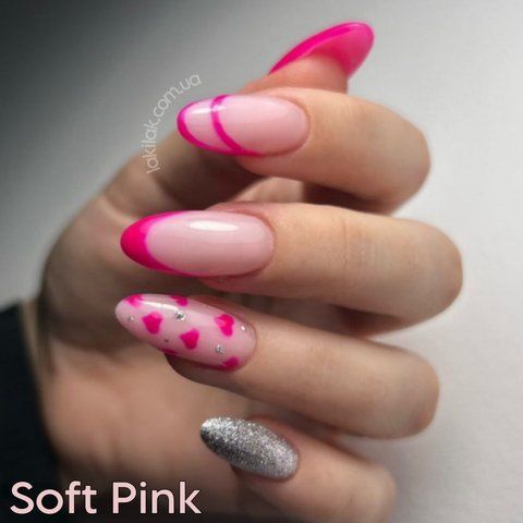 Гель для наращивания ногтей Польша Soft Pink 50мл SALE_051 фото