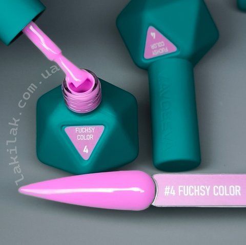 Гель-лак Victoria Avdeeva Fuchsy Color №4 (рожево-фуксійовий) 12 мл HEMA & TPO FREE avdeeva_fuchsy_04 фото