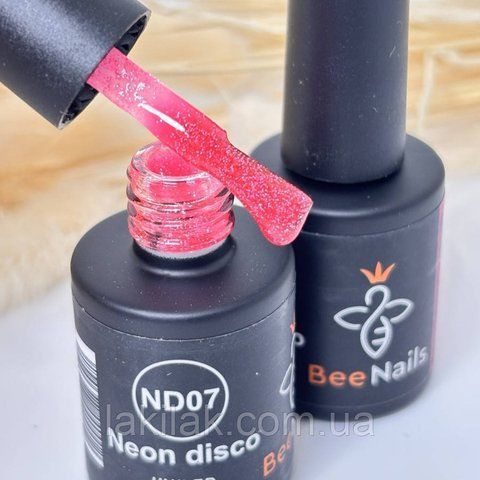 Світловідбивний гель-лак Bee Nails Neon Disco №07 8мл bee_nails_ND_07 фото