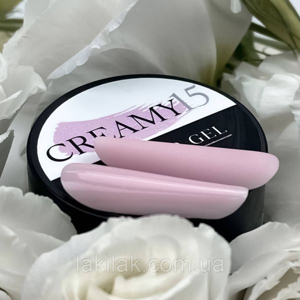Гель для наращивания ногтей Crooz Creamy gel 15 (бледно-сиреневый) 15мл gel_crooz_creamy_15_30ml фото