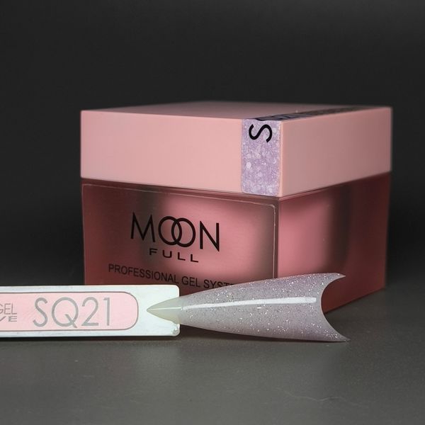 Гель для наращивания Moon Full Builder Gel №SQ21 (светоотражающий) без HEMA та TPO, гіпоалергенний 30мл moon_noHEMA_gel_SQ021 фото