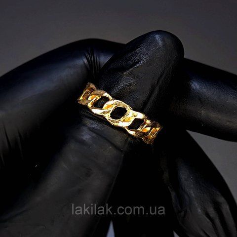 Каблучка #39 для фото нігтів (манікюру) колір золото kilce39 фото