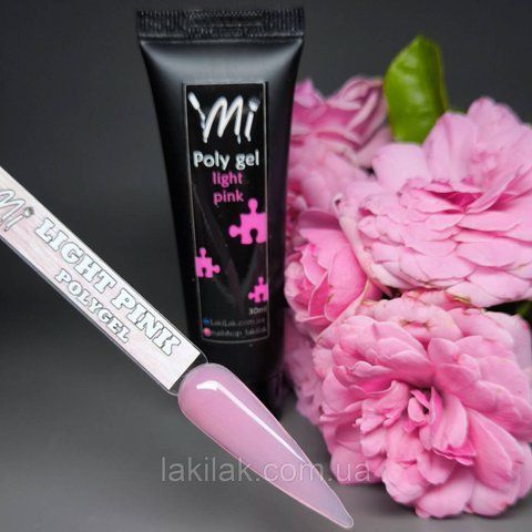 Полігель Mi Light Pink (в тюбику) 30мл polygel_Mi_light_pinktuba фото