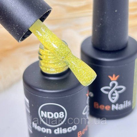 Світловідбивний гель-лак Bee Nails Neon Disco №08 8мл bee_nails_ND_08 фото
