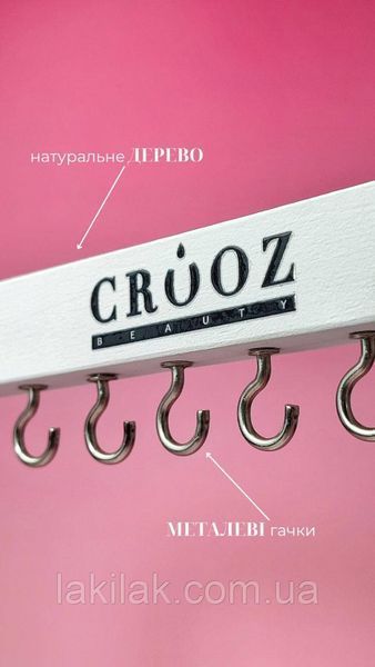 Подставка для типс Crooz белая на 14 крючков (34&times;25&times;12 см) tips_pidstavka_crooz фото