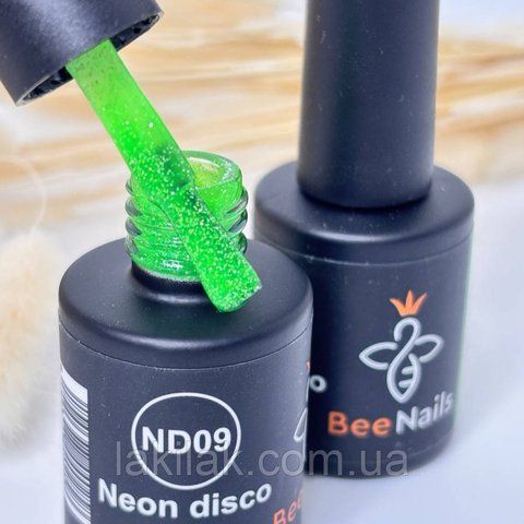 Світловідбивний гель-лак Bee Nails Neon Disco №09 8мл bee_nails_ND_09 фото