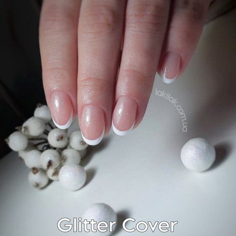 Гель для наращивания ногтей Польша  LED Cover Glitter 1кг gel_silcare_gl_cover_1kg фото