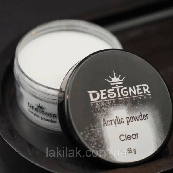 Акрилова пудра Designer Clear (прозора) 28гр pudra_designer_clear_28gr фото