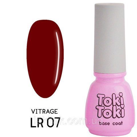 Гель-лак Toki-Toki Lady in Red LR 07 вітражний червоний 5мл toki_toki_LR_07 фото