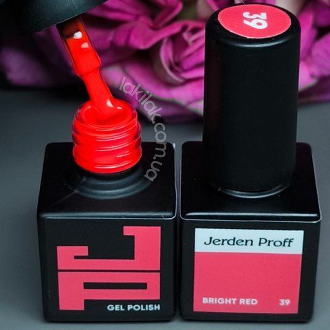 Гель-лак Jerden Proff №39 (яскраво-червоний) 5 мл jerden_proff_39 фото