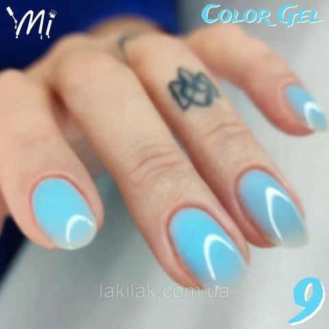 Гель для нарощення нігтів Mi Color Gel 09 (блакитний) 5мл gel_mi_color_09_30ml фото