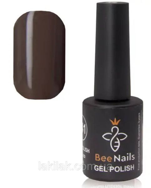 Гель-лак для нігтів Bee Nails 175 (сіра спаржа) 8мл bee_nails_175 фото