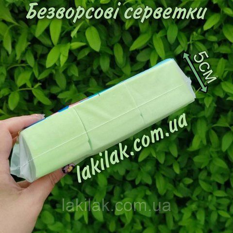 Салатові безворсові серветки 1000шт (товщина пачки 5см) servetki_green_1000 фото