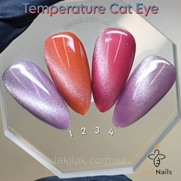 Гель-лак термо-кішка Bee Nails №3 8мл bee_nails_termo_03 фото