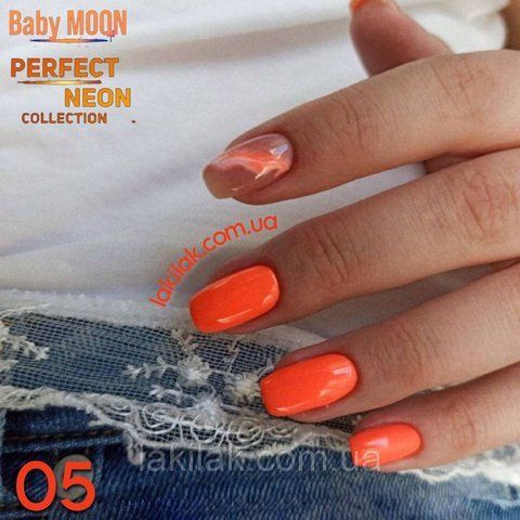 Гель-лак BABY MOON Perfect Neon №05 блідо-кораловий, 6 мл baby_moon_neon_05 фото