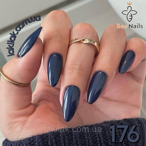 Гель-лак для ногтей Bee Nails 176 (сизый) 8мл bee_nails_176 фото