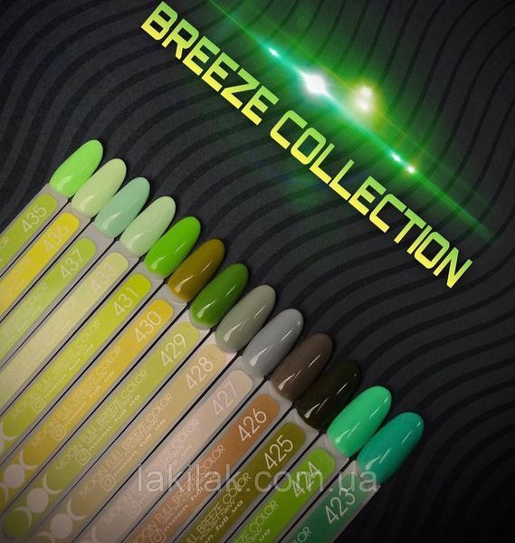 Гель-лак Moon Full Breeze color №435 яркий салатовый 8 мл moon_435 фото