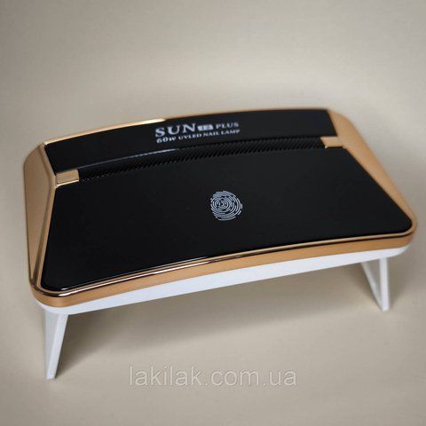 Лампа для нігтів SUN 12 Plus 60W (працює від USB) чорно-бронзова lamp_sun12_black фото