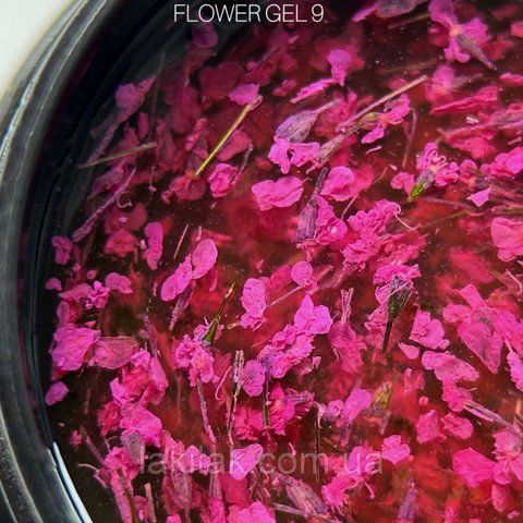 Гель з сухоцвітами SAGA Flower Gel №09 5мл flower_gel_saga_09 фото