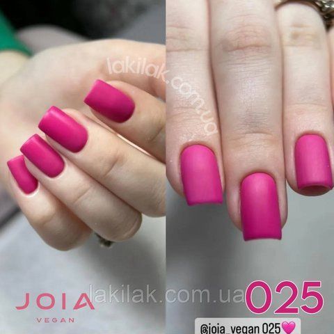 Гель-лак JOIA vegan 025 насыщенная фуксия, 6 мл joia025 фото