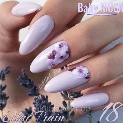 Гель-лак BABY MOON Lilac Train №18 молочно-сиреневый, 6 мл baby_moon_lilac_18 фото