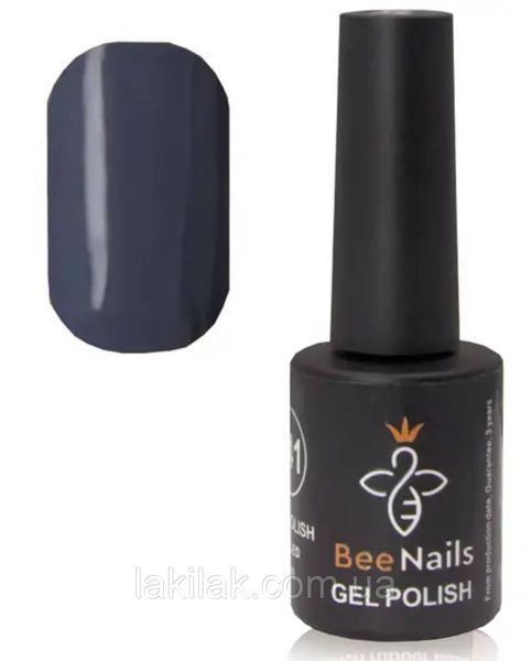Гель-лак для ногтей Bee Nails 177 (мокрый асфальт) 8мл bee_nails_177 фото