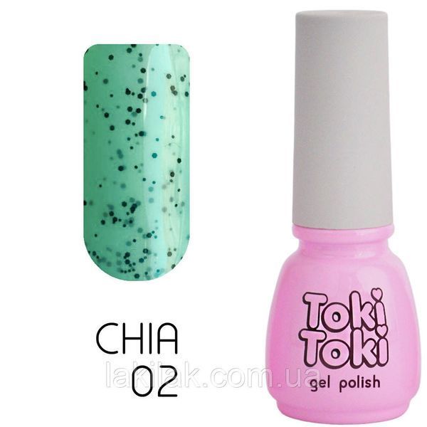 Гель-лак Toki-Toki Chia 02 світла бірюза 5мл tokitoki_chia_02 фото
