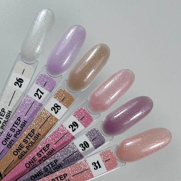 Однофазный гель лак Crooz One Step Gel Polish №26 (молочно-белый полупрозрачный с деликатным серебряным шиммером) 8 мл crooz_onestep_26 фото