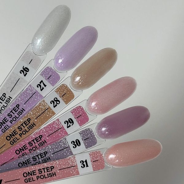 Однофазный гель лак Crooz One Step Gel Polish №26 (молочно-белый полупрозрачный с деликатным серебряным шиммером) 8 мл crooz_onestep_26 фото