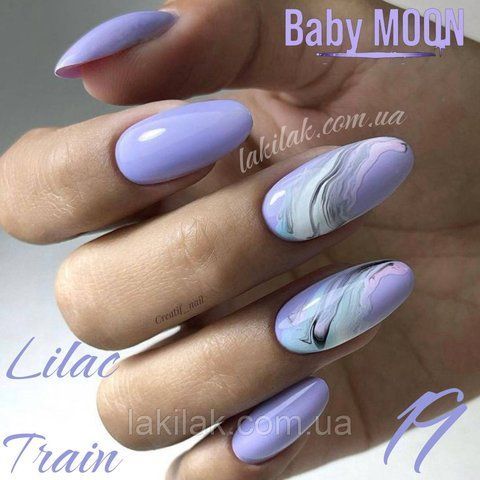 Гель-лак BABY MOON Lilac Train №19 васильково-сиреневый, 6 мл baby_moon_lilac_19 фото
