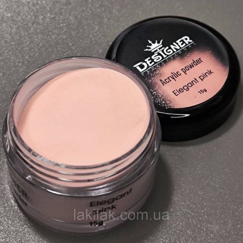 Акрилова пудра Designer Elegant Pink 15гр pudra_designer_epink_15gr фото