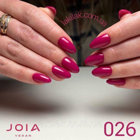 Гель-лак JOIA vegan 026 малиново-розовый, 6 мл joia026 фото