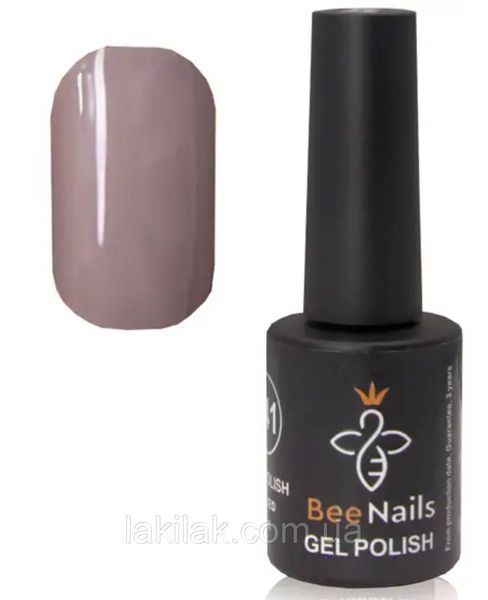 Гель-лак для ногтей Bee Nails 129 (темный беж) 8мл bee_nails_129 фото
