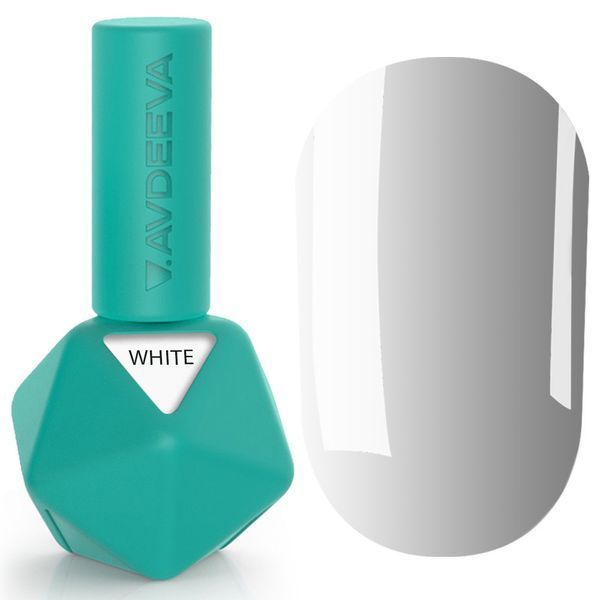 Гель-лак Victoria Avdeeva White &ndash; БЕЗДОГАННЫЙ БЕЛЫЙ 12 мл HEMA & TPO FREE avdeeva_white фото