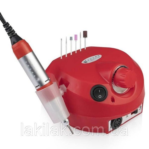 Фрезер для манікюру Nail Drill ZS-601 65W 45тис. об/хв (червоний) frezer_zs-601_red фото