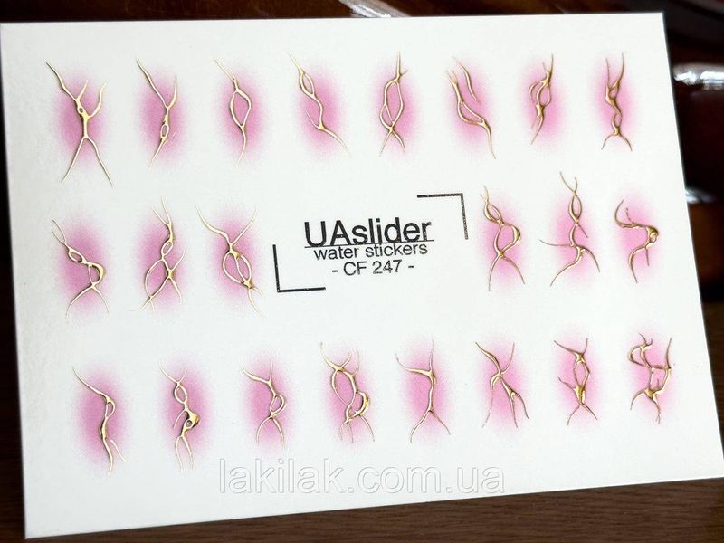 Фольгированный слайдер UAslider CF 247 на водяной основе (7x10см) slider_uaslider_CF247 фото