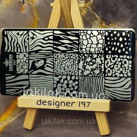 Пластина 197 для стемпинга Designer Professional (12х6см) plastina_designer_197 фото