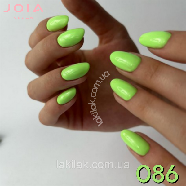 Гель-лак JOIA vegan 086 неоновый фисташковый, 6 мл joia086 фото