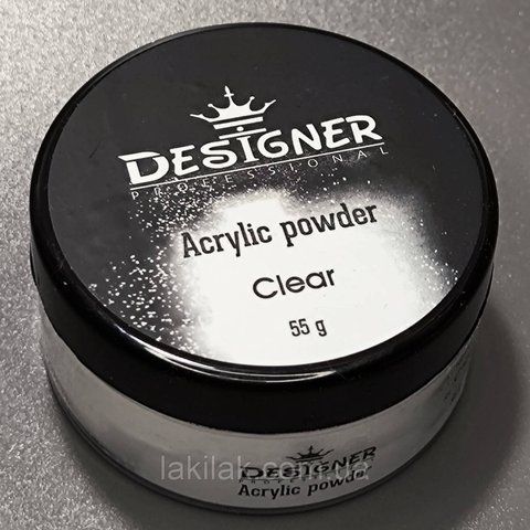 Акрилова пудра Designer Clear (прозора) 55гр pudra_designer_clear_55gr фото