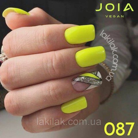 Гель-лак JOIA vegan 087 неоновый желтый, 6 мл joia087 фото