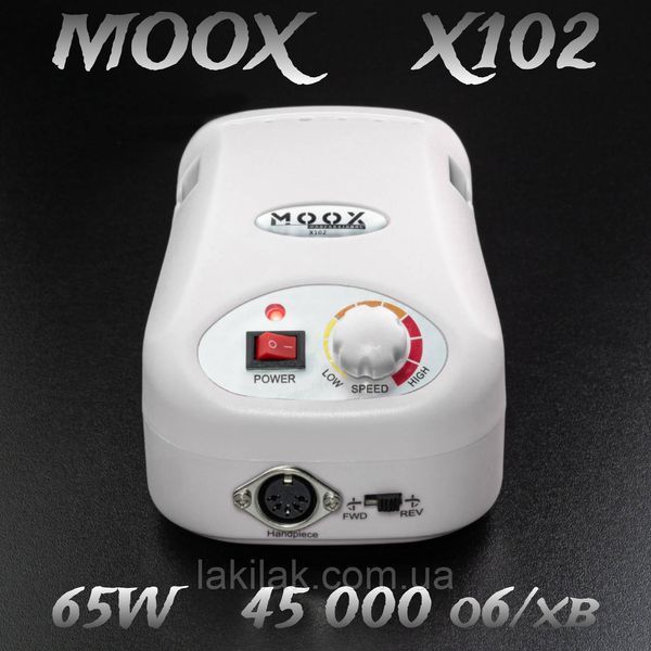 Білий фрезер Moox X102 45тис. об/хв, 65W для манікюру і педикюру moox_x102_white фото