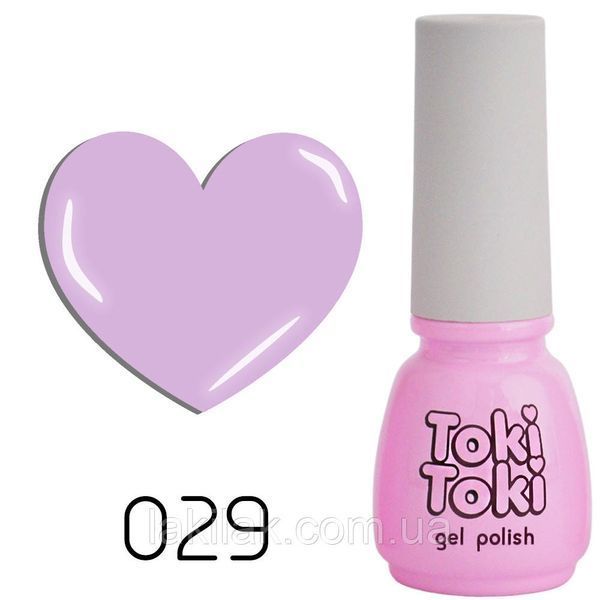 Гель-лак Toki-Toki № 029 світлий бузок 5мл tokitoki_029 фото