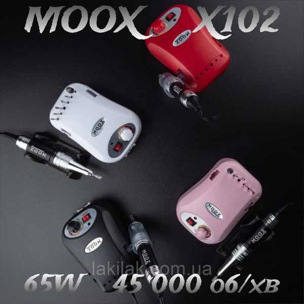Білий фрезер Moox X102 45тис. об/хв, 65W для манікюру і педикюру moox_x102_white фото