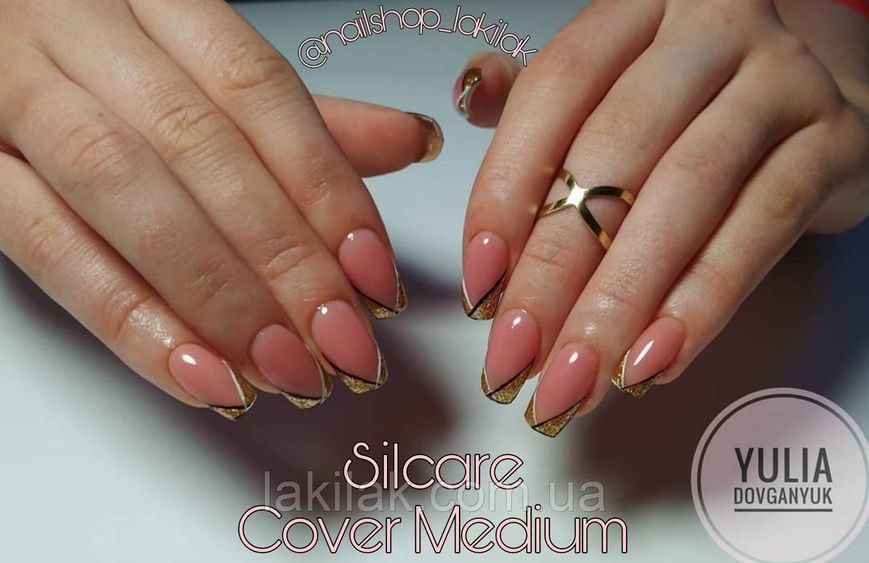 Гель для наращивания ногтей Польша Cover Medium 5мл gel_silcare_cov_med_50ml фото