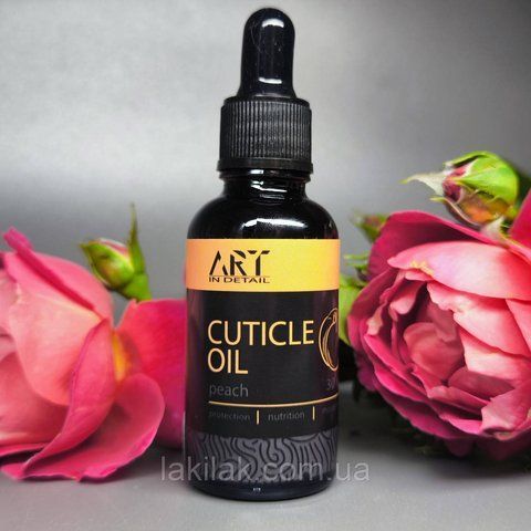Олія для кутикули ART in detail&nbsp;з ароматом персику 30мл oil_art_peach_30ml фото