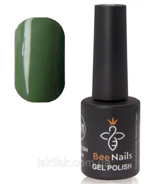 Гель-лак для нігтів Bee Nails 082 (малахітовий) 8мл bee_nails_082 фото