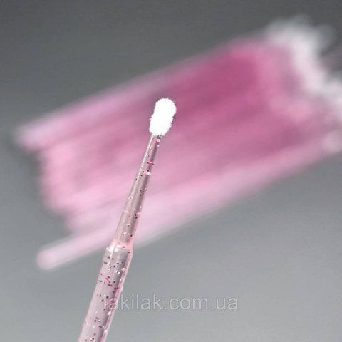 Пластикові мікростіки 10см рожеві (у пакетику) 100шт microstick_plastic_pink фото